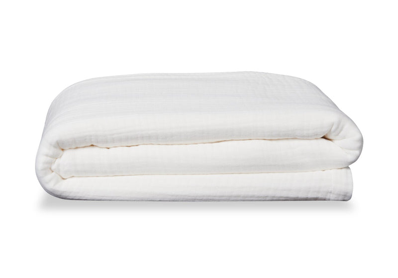 Veranda & Grove 4-Layer Queen Cotton Blanket - White