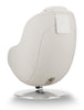 LG 29.6" Leather-Look Fabric Reclining Massage Chair with Matching Ottoman - Beige | Fauteuil de massage inclinable LG de 29,6 po en tissu d’apparence cuir avec pouf assorti - beige