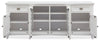 Wesley 80" Traditional TV Stand with Storage and Cable Management for TVs up to 85" - Chalk White | Meuble pour téléviseur traditionnel Wesley de 80 po avec rangement et système de gestion des câbles