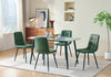 Arlo Dining Table with Sintered Stone Top, 55"W, Metal - Grey/Black | Table de salle à manger Arlo de 55 po (L) en métal avec dessus en pierre frittée - grise et noire