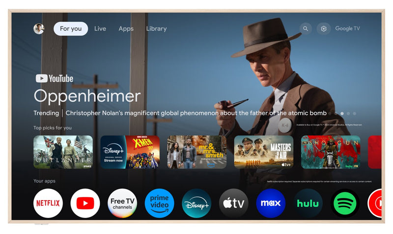 TCL 55\" NXTVISION 4K QLED Smart Google TV (55A300W)
