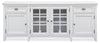 Wesley 80" Traditional TV Stand with Storage and Cable Management for TVs up to 85" - Chalk White | Meuble pour téléviseur traditionnel Wesley de 80 po avec rangement et système de gestion des câbles