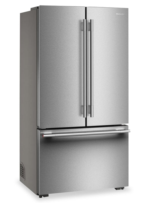 KitchenAid Counter-Depth French Door Refrigerator with Internal Water Dispenser – Stainless Steel - KRFC336SPS