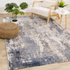 Lucas 7'10" x 10'6" Distressed Area Rug – Blue | Carpette Lucas vieillie 7 pi 10 po x 10 pi 6 po - bleue