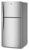 Whirlpool 29.5" 19 Cu. Ft. Top Freezer Refrigerator with Total Coverage Cooling - WRTX7419SZ | Réfrigérateur Whirlpool de 19 pi³ et de 29,5 po à congélateur supérieur avec refroidissement à couverture totale - WRTX7419SZ