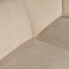Envy 3-Piece Chenille Fabric Sectional - Almond Beige | Sofa sectionnel Envy 3 pièces en tissu de chenille - beige amande