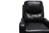 Ellis 32" Faux Leather Glider Power Reclining Chair – Black | Fauteuil coulissant à inclinaison électrique Ellis de 32 po en similicuir - noir