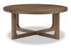 Maxwell 42" Round Coffee Table - Light Brown Hickory | Table à café ronde Maxwell de 42 po - noyer brun clair