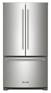 KitchenAid 36\" 20 Cu. Ft. Counter-Depth French-Door Refrigerator - Stainless Steel - KRFC136RPS