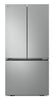 LG 33" 21 Cu. Ft. French 3-Door Refrigerator – Prime Silver - LF21C6000V | Réfrigérateur 3 portes LG de 21 pi3 et de 33 po à portes françaises - couleur argent Prime - LF21C6000V