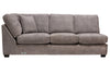 Made in Canada Luxe 3-Piece Right-Facing Fabric Sectional with Removable Cushions - Zaftig Dove Grey | Sofa sectionnel de droite Luxe 3 pièces fabriqué au Canada en tissu avec coussins amovibles - gris colombe Zaftig