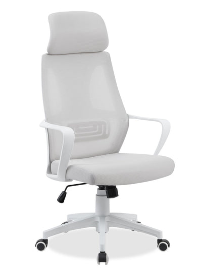 Bennet 24.4" Adjustable Mesh Office Chair – White  | Chaise de bureau réglable Bennet de 24.4 po en mailles - blanche