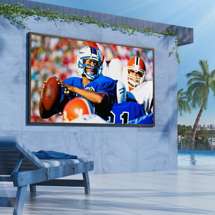 SAMSUNG 75\" The Terrace Full Sun Neo QLED 4K Neo Quantum HDR+ 120Hz IP56 Rated Outdoor Smart TV (QN75LST9DAFXZC)