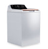 GE 5.3 Cu. Ft. Top Load Washer - White and Rose Gold - GTW690BMYWR | Laveuse GE à chargement par le haut de 5,3 pi³ - blanche et or rose - GTW690BMYWR