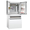 Bosch 800 Series 36" 20.5 Cu. Ft. Counter-Depth French Door Refrigerator with Dual Compressor - White  | Réfrigérateur Bosch de série 800 de 20,5 pi3 et de 36 po de profondeur comptoir à portes françaises avec compresseur double - blanc
