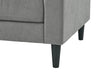 Metro 78" Fabric Sofa with Tufted Seat Cushions and Reversible Back Cushions - Grey | Sofa Metro de 78 po en tissu avec coussins de siège capitonnés et coussins de dossier réversibles - gris