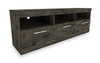 Camden 65" TV Stand with Storage and Cable Management for TVs up to 70" - Alabaster Oak | Meuble pour téléviseur Camden de 65 po avec rangement et système de gestion des câbles pour téléviseurs jusqu’à 70 po - chêne albâtre