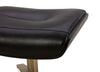 Halo Top-Grain Genuine Leather Swivel Reclining Chair with Footrest  | Fauteuil pivotant inclinable Halo en cuir véritable de qualité supérieure avec repose-pieds