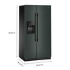 KitchenAid 36" 21 Cu. Ft. Counter-Depth Refrigerator – Juniper - KRSC536RJP | Réfrigérateur KitchenAid de 21 pi3 et de 36 po de profondeur comptoir  - genièvre - KRSC536RJP
