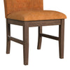 Rain Dining Chair with Cushion Fabric Seat & Back – Orange | Chaise de salle à manger Rain avec siège et dossier rembourrés en tissu - orange