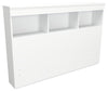 Riley Mates Bed with Bookcase Headboard Set for Kids,Made in Canada, White - Full Size | Lit matelot Riley avec ensemble de tête de lit bibliothèque pour enfants, fabriqué au Canada, blanc - format lit double
