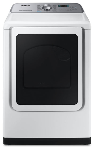 Samsung 7.4 Cu. Ft. Electric Dryer with Steam - White - DVE52DG5505WAC | Sécheuse électrique à la vapeur Samsung de 7,4 pi3 - blanche - DVE52DG5505WAC | DVE52DG5