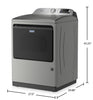 Maytag 7.4 Cu. Ft. Pet Pro Gas Dryer - Silver - MGD7205RR | Sécheuse à gaz Animal Pet Pro de Maytag de 7,4 pi3 - Argent - MGD7205RR |