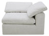Sky Modular 8-Piece Fabric Power Reclining Sectional with Removable Feather Down Cushions - Nathan Wheat | Sofa sectionnel à inclinaison électrique modulaire Sky 8 pièces en tissu avec coussins amovibles en duvet et plumes - blé Nathan