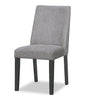 Emery 7pc Dining Set with Table & 6 Chairs, Wood, 72-96"W Extension - Black & Charcoal | Ensemble de salle à manger Emery 7 pièces en bois avec table, rallonge, 72 po à 96 po (L) et 6 chaises - noir et anthracite