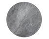 Luka Dining Table with Sintered Stone Top, Metal Base - 43.5"W Round – Grey | Table de salle à manger Luka avec dessus en pierre frittée et base en métal - 43,5 po (L), ronde - gris