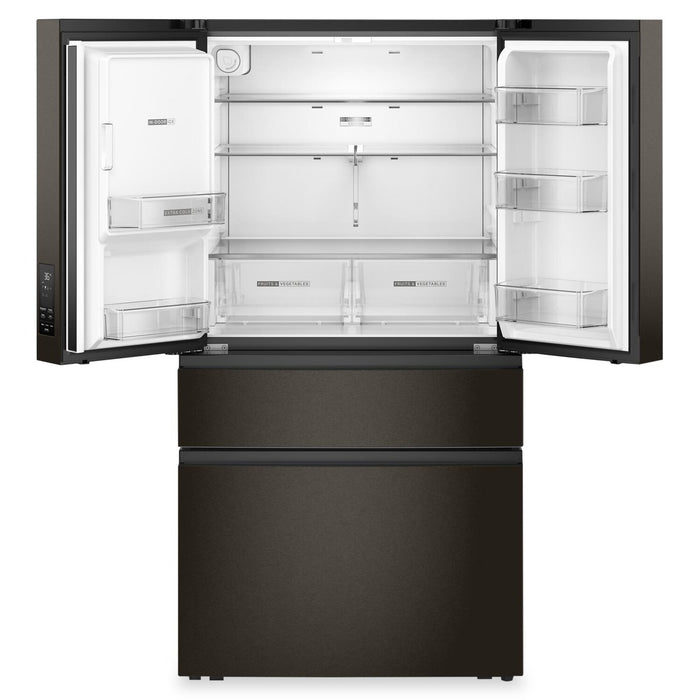 Whirlpool 36” 29 Cu. Ft. French Door Refrigerator - Fingerprint Resistant Black Stainless Steel - WRMF3536SV