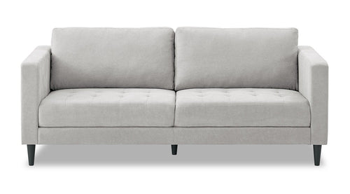 Metro 78" Fabric Sofa with Tufted Seat Cushions and Reversible Back Cushions - Neutral 