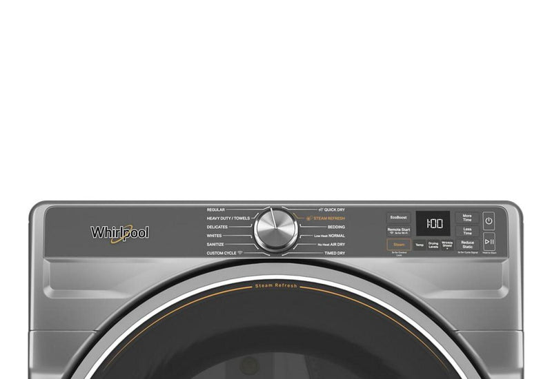 Whirlpool 7.4 Cu. Ft. Smart Electric Dryer with Steam - YWED6720RR