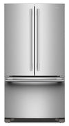 KitchenAid 36\" 20 Cu. Ft. Counter-Depth French Door Refrigerator - PrintShield Stainless - KRFC136SPS