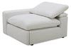 Sky Modular 91.5" Fabric Power Reclining Loveseat with Removable Feather Down Cushions - Nathan Wheat | Causeuse à inclinaison électrique modulaire Sky de 91,5 po en tissu avec coussins amovibles en duvet et plumes - blé Nathan