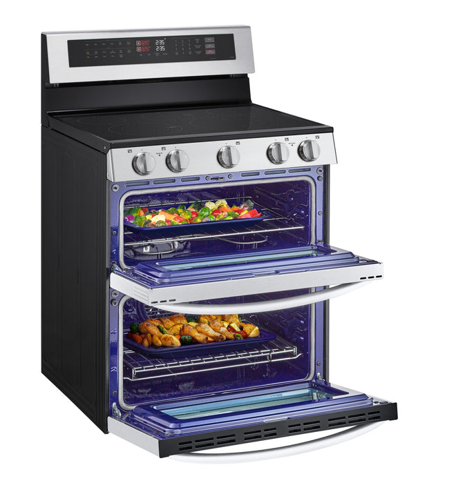 LG 7.3 Cu. Ft. Smart Double Oven Electric Range with ProBake Convection® - Stainless Steel - LDEL7324SE