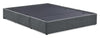 Amos Upholstered Storage Bed in Charcoal Fabric with Tufted Headboard & 3 Built-in Drawers - Queen Size | Lit de rangement Amos rembourré en tissu anthracite avec tête de lit capitonnée et 3 tiroirs intégrés - format grand lit