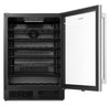 Hisense 5.4 cu. ft. 54-Bottle Hybrid Beverage and Wine Cooler with Reversible Door - Black - HWS054B1ASD | Refroidisseur hybride à boissons et à vin Hisense de 5,4 pi3 pour 54 bouteilles avec porte réversible - noir - HWS054B1ASD