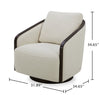 Dolce Swivel Accent Chair - Taupe | Fauteuil d’appoint pivotant Dolce - taupe | DOLCTPAC
