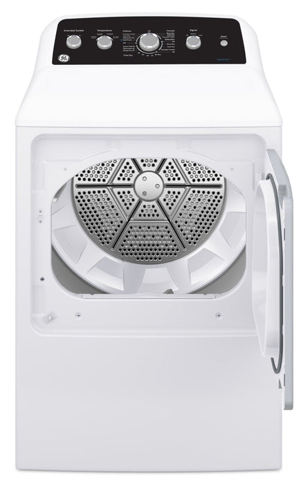 GE 7.2 Cu. Ft. Gas Dryer with SaniFresh Cycle - White - GTD49GBMRWS