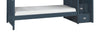 Quinn Bunk Bed with Built-in Staircase Dresser & Guard Rail for Kids, Blue - Twin/Twin | Lits superposés Quinn pour enfants avec commode escalier intégrée et garde-corps, bleus - simple et simple