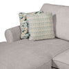Scott Living Haven 3-Piece Right-Facing Chenille Fabric Cuddler Sleeper Sectional with Storage - Grey | Sofa-lit sectionnel enveloppant de droite Haven de Scott Living 3 pièces en tissu de chenille avec rangement - gris