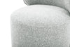 Zola Gliding Dining Chair with Polyester Fabric - Cloud Grey | Chaise de salle à manger coulissante Zola en tissu de polyester - gris nuage