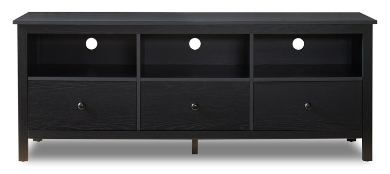 Renner 58\" Modern TV Stand with Storage for TVs up to 65\"- Matte Black