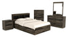 Riley Mates Bed with Bookcase Headboard Set for Kids, Made in Canada, Grey - Full Size | Lit matelot Riley avec ensemble de tête de lit bibliothèque pour enfants, fabriqué au Canada, gris - format lit double