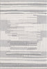 Rhodes Checkered Grey Area Rug - 6'7" x 9'6" | Carpette Rhodes grise à motif à carreaux - 6 pi 7 po x 9 pi 6 po