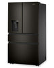 Whirlpool 36” 29 Cu. Ft. French Door Refrigerator - Fingerprint Resistant Black Stainless Steel - WRMF3536SV | Réfrigérateur Whirlpool de 29 pi3 et de 36 po à portes françaises - acier inoxydable noir résistant aux traces de doigts - WRMF3536SV