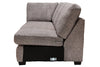 Made in Canada Luxe 3-Piece Right-Facing Fabric Sectional with Removable Cushions - Zaftig Dove Grey | Sofa sectionnel de droite Luxe 3 pièces fabriqué au Canada en tissu avec coussins amovibles - gris colombe Zaftig