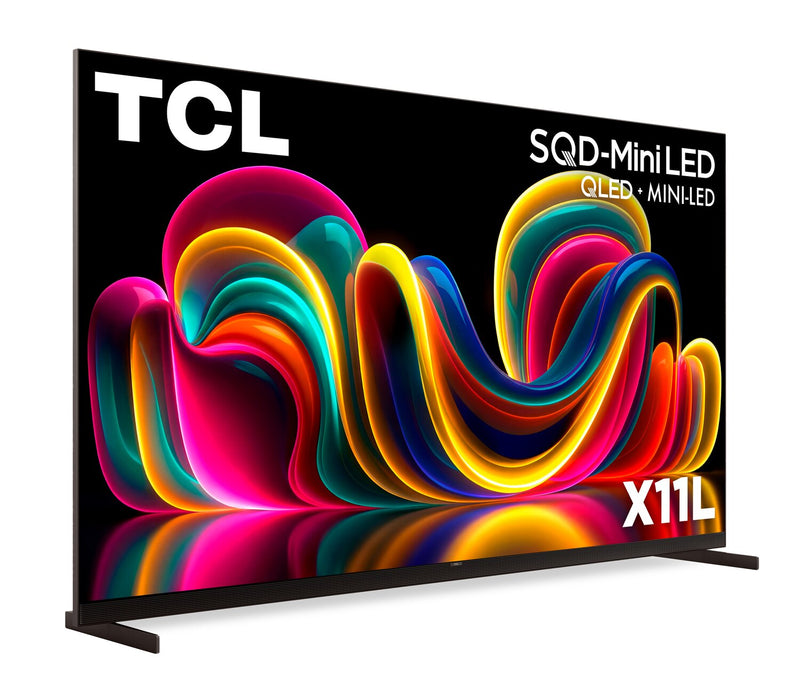 TCL 85\" X11L SQD Mini-LED 4K Smart Google TV (85X11L) - 2026 Model