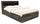 Riley Mates Bed with Bookcase Headboard Set for Kids, Made in Canada, Grey - Full Size